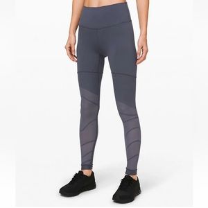 Lululemon Sheer Will High-Rise Tight 28" Pulse
Stone Blue size 12